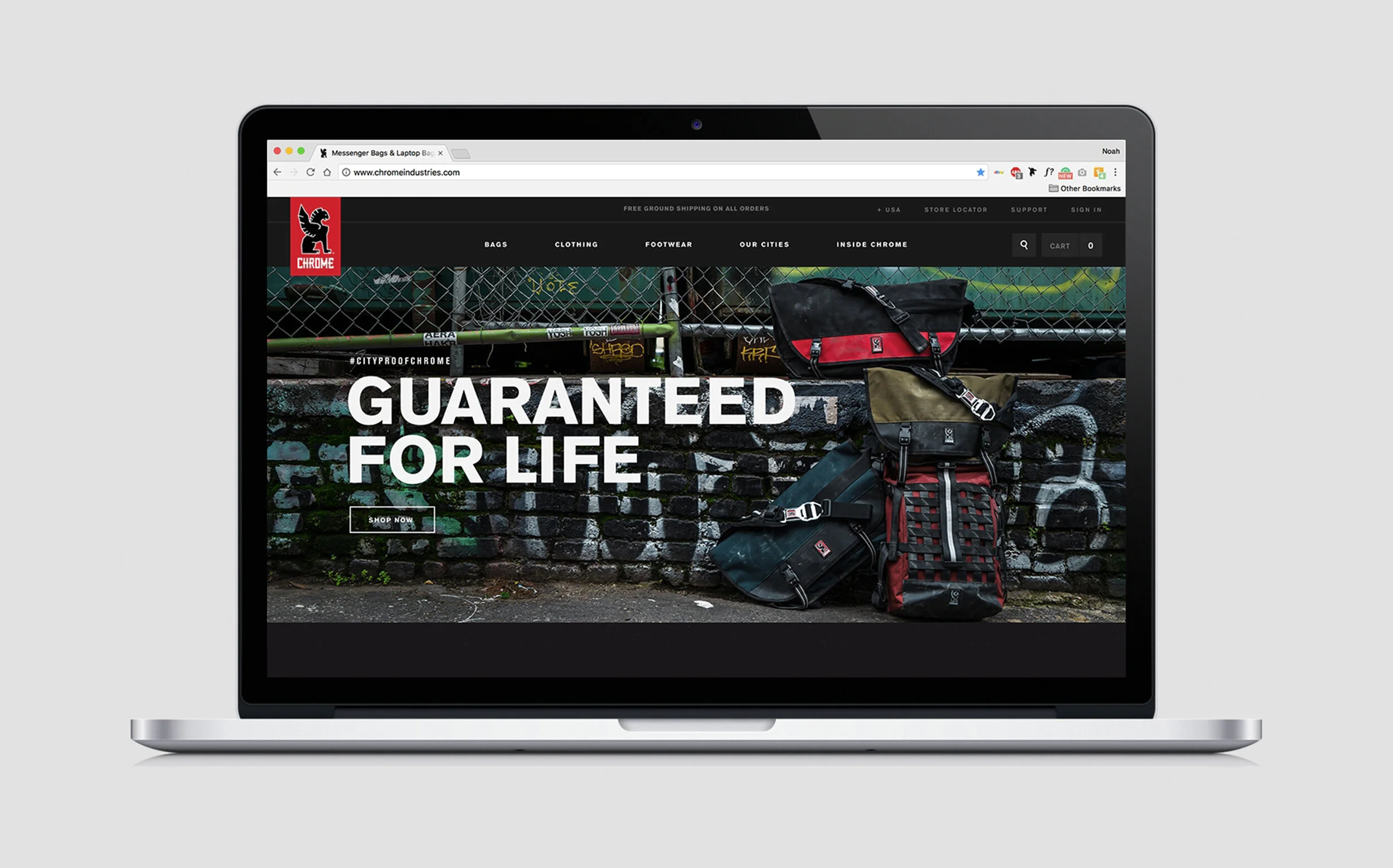 Chrome Industries campaign imagery