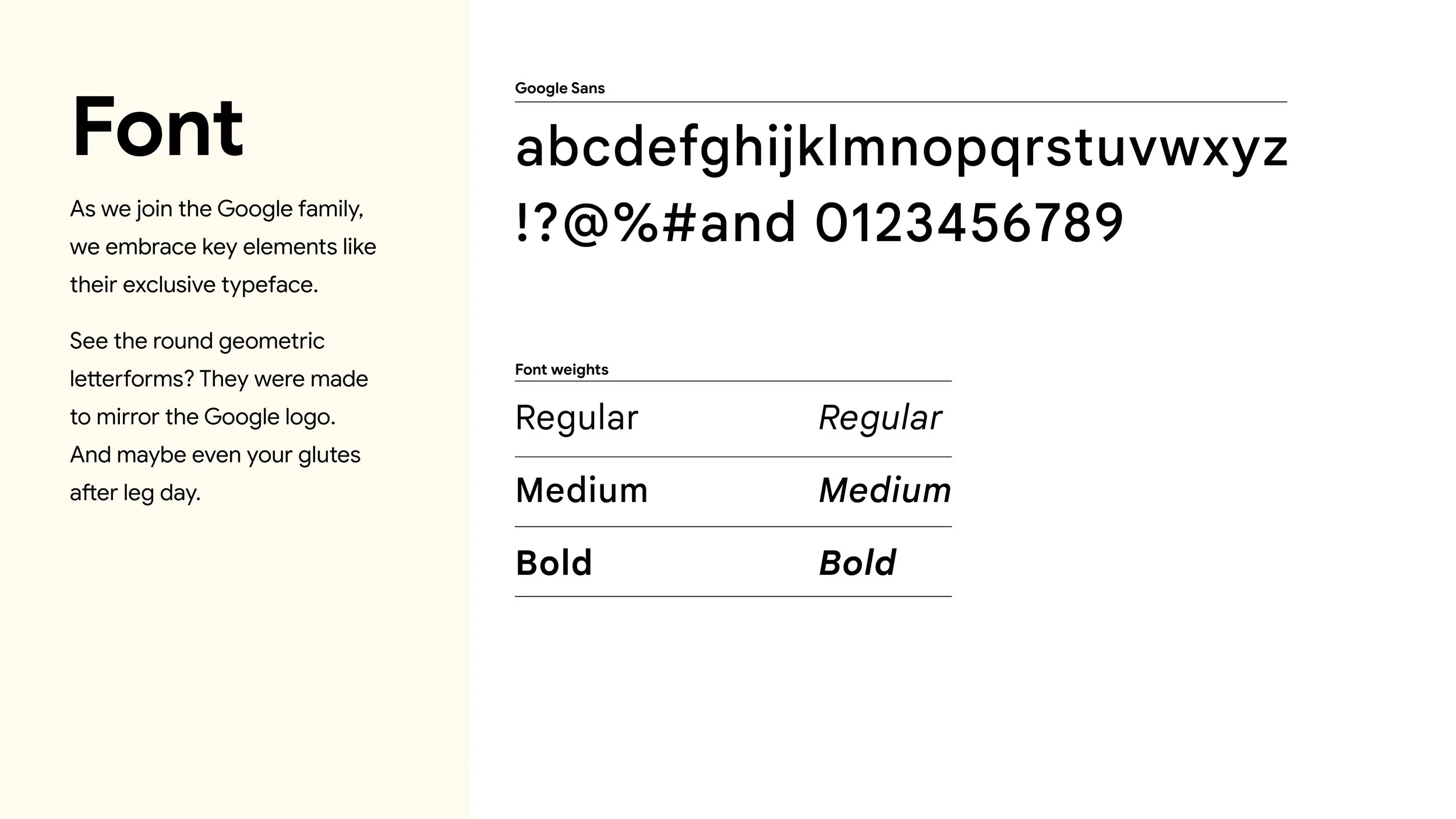 Brand guidelines spread