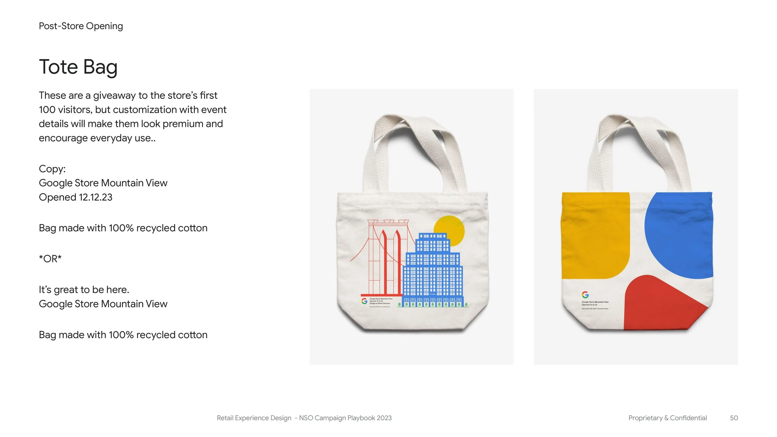 Google New Store Playbook spread 0050