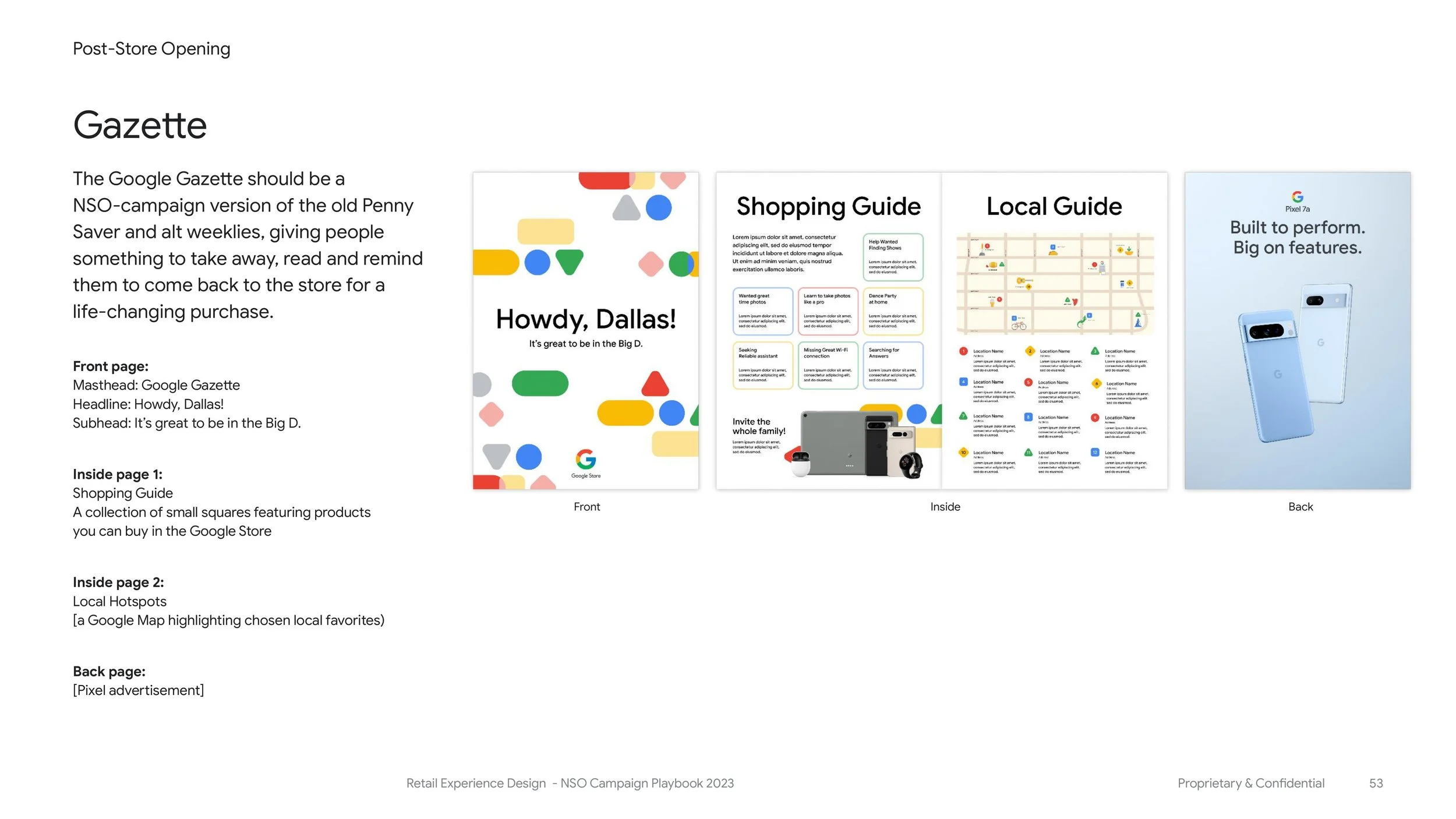Google New Store Playbook spread 0053
