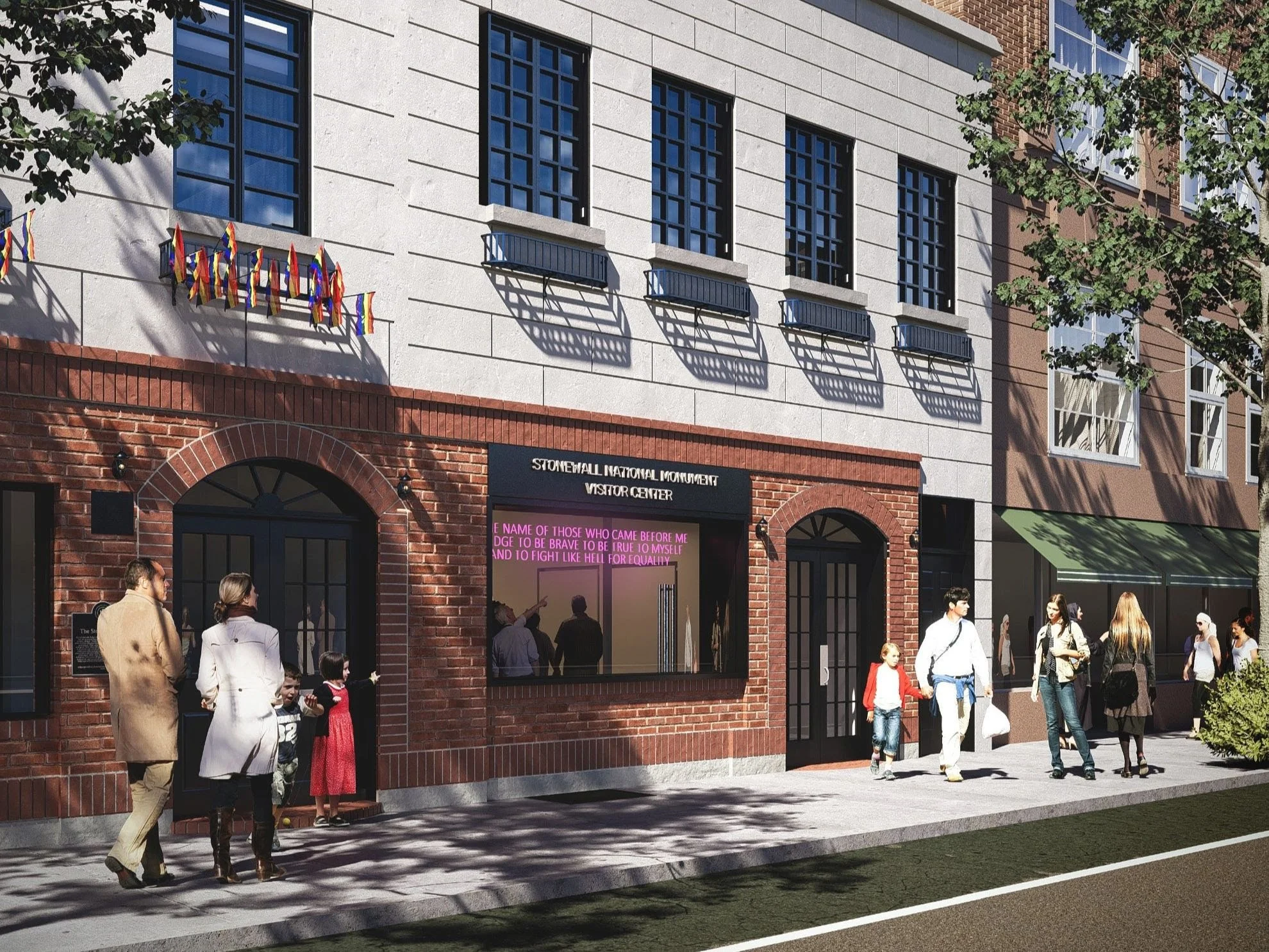 Grand opening, street view