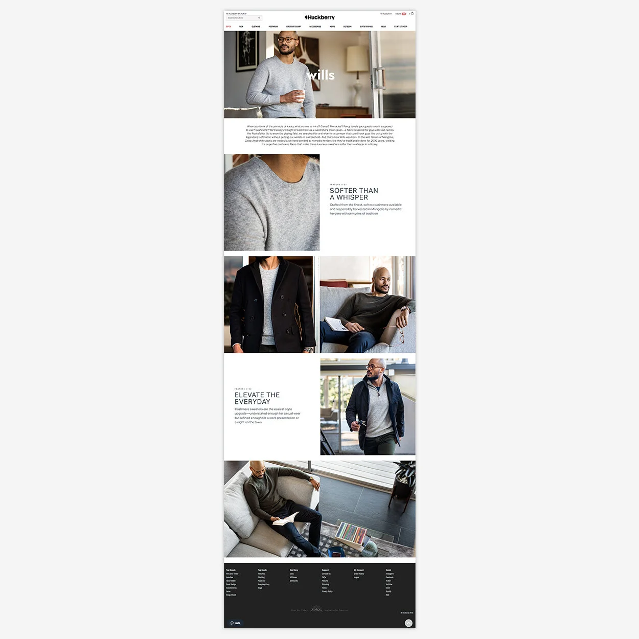 Wills landing page